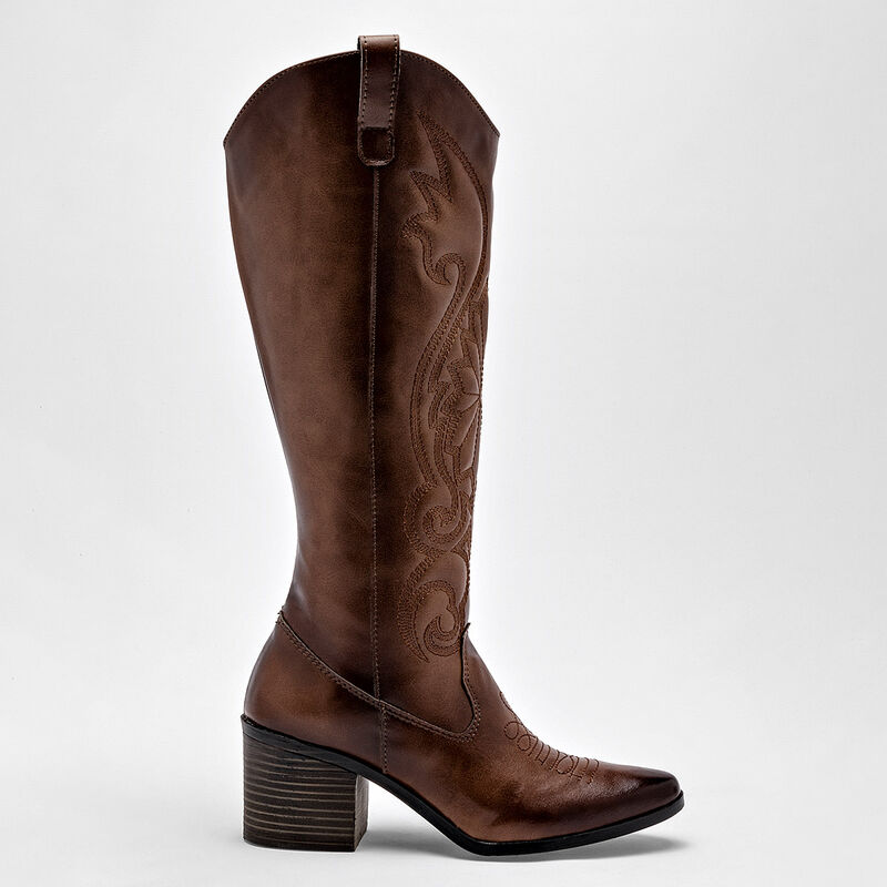 Mimar Bota con peluche para mujer caf&eacute; image number null