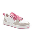 Charly Tenis urbano para mujer blanco rosa, importado, hasta agotar existencia