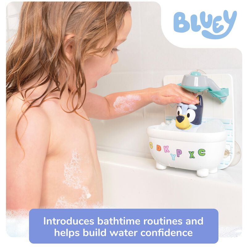 Juguete De Ba&ntilde;o Toomies Bluey Shower & Scrub In... image number null