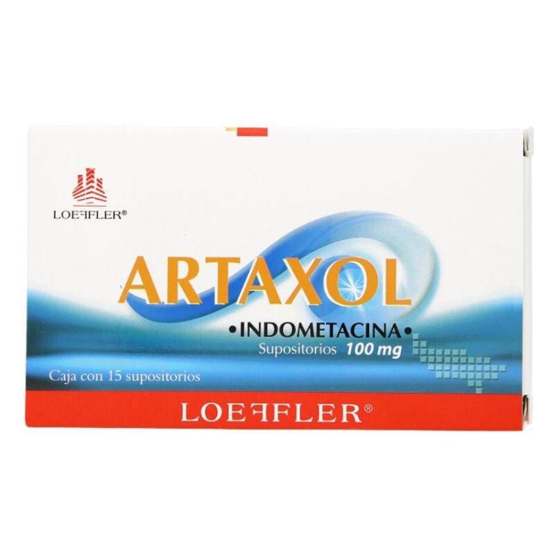 Artaxol 15 Supositorios 100Mg 100mg caja con 15... image number null