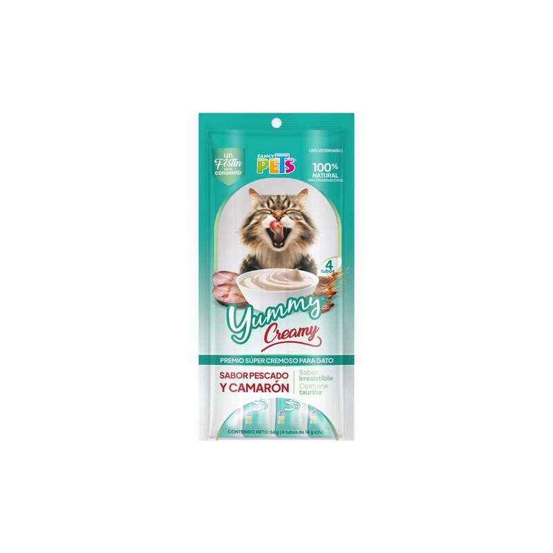 Premio Cremoso Yummy Creamy Para Gato Sabor Pes... image number null