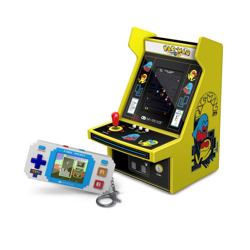 Kit Maquinita Arcade Combo Pacman + Mini Tetris... image number null