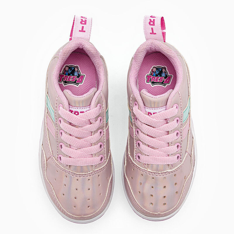 Tres-A tenis para BEB&Eacute; rosa tornasol cod 140833... image number null