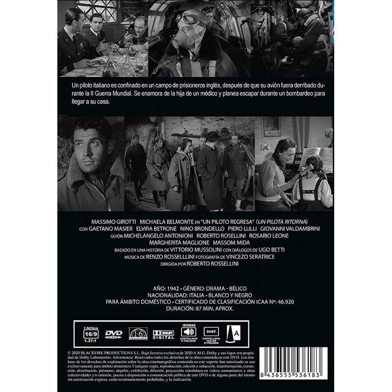 Un Piloto Regresa [dvd] (1942) image number null