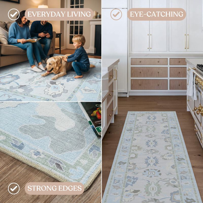 Alfombra Lavable Fame Living 230x183 Cm Crema A... image number null