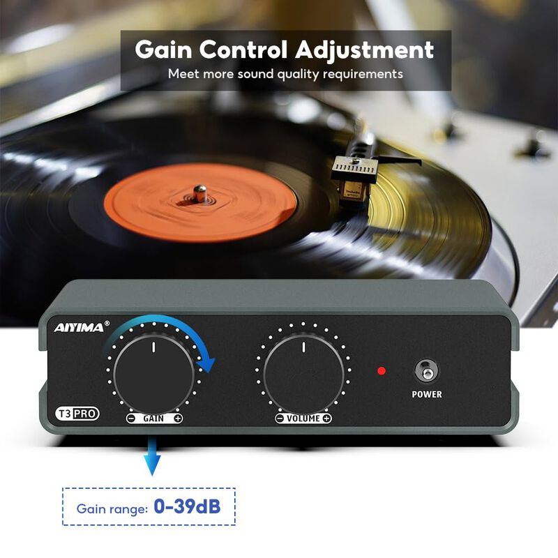 Preamplificador Phono Aiyima T3 Pro Mm/mc Riaa ... image number null