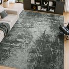 Alfombra De &Aacute;rea Merelax 150x183 Cm Gris Lavable Antideslizante