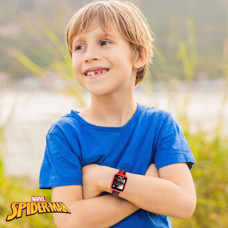 Reloj Inteligente Accutime Spider-man Para Ni&ntilde;o... image number null