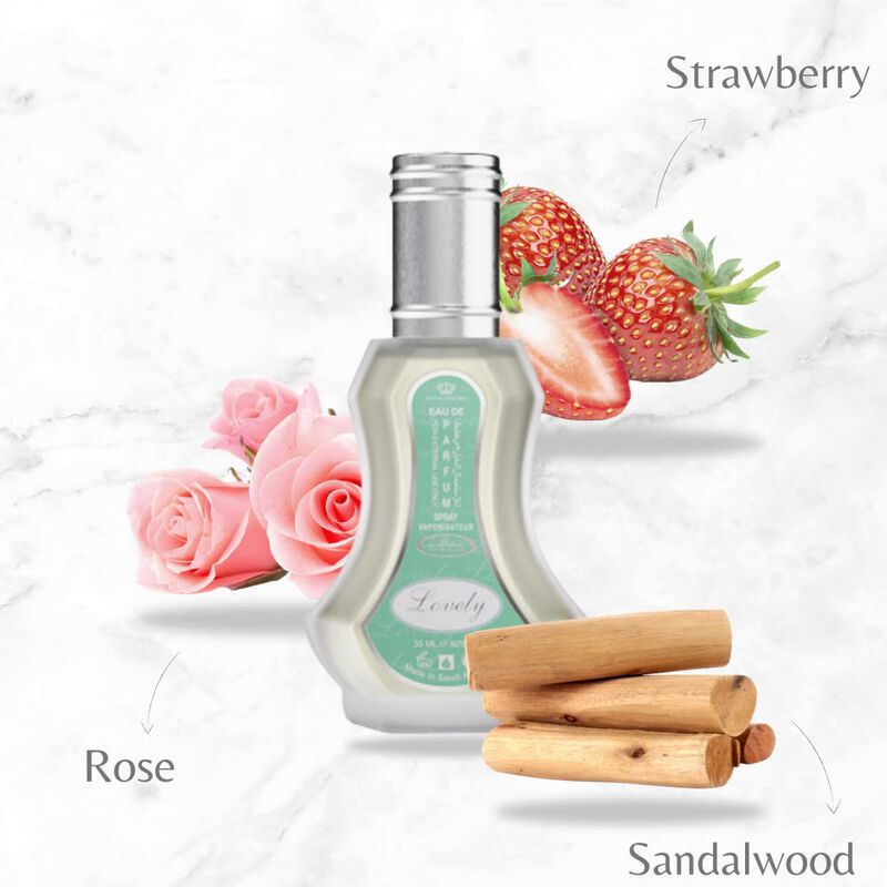 Perfume Al Rehab Lovely Eau De Parfum En Aeroso... image number null
