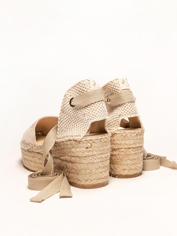 Alpargata Romero Plataforma Ante Piedra image number null