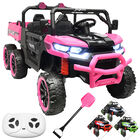 Montable El&eacute;ctrico para Ni&ntilde;os Tractor 6x6 Caja de Vuelco Atom&aacute;tica Luz y Sonido Bluetooth 12v Rosa
