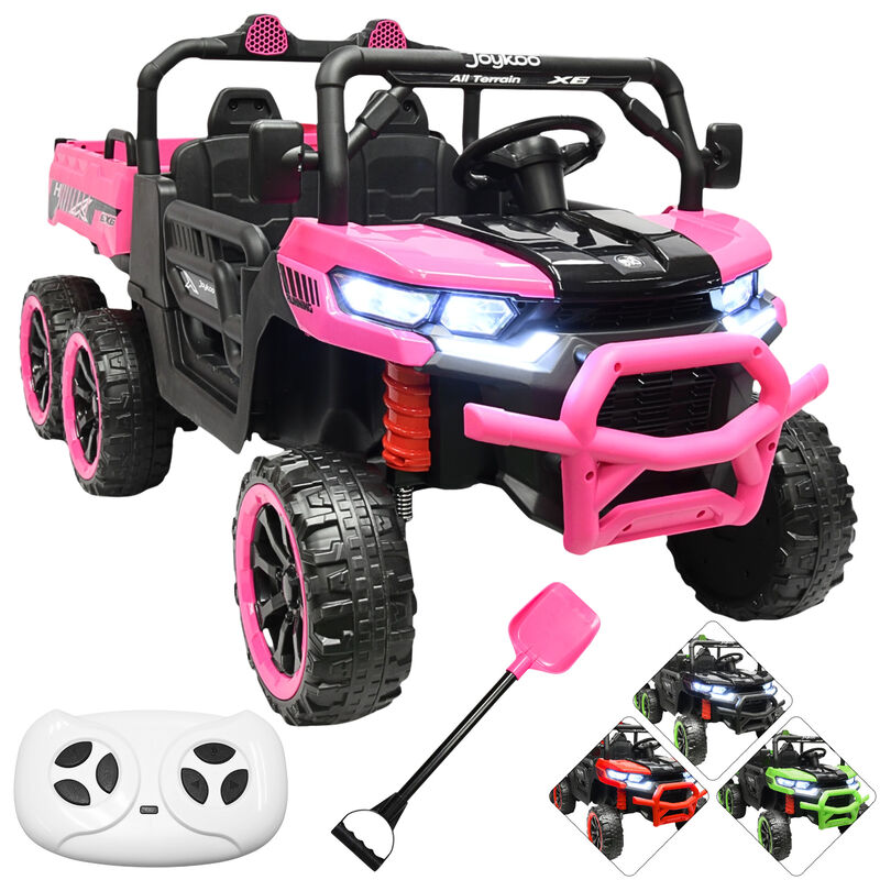 Montable El&eacute;ctrico para Ni&ntilde;os Tractor 6x6 Caja ... image number null