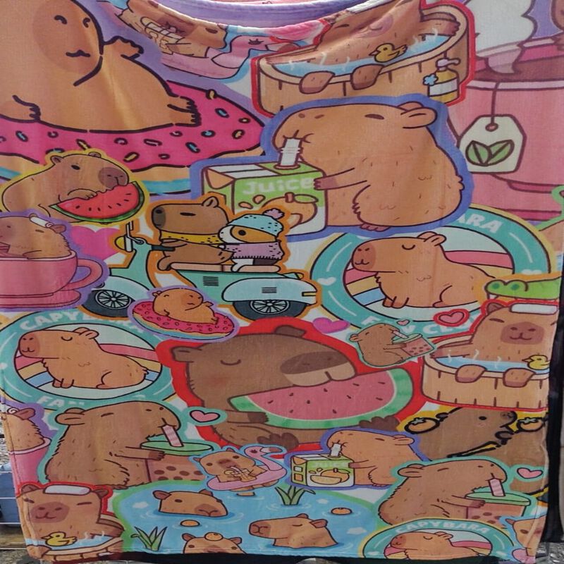 Exclusiva! Cobija Frazada Ultra Suave Capibara ... image number null