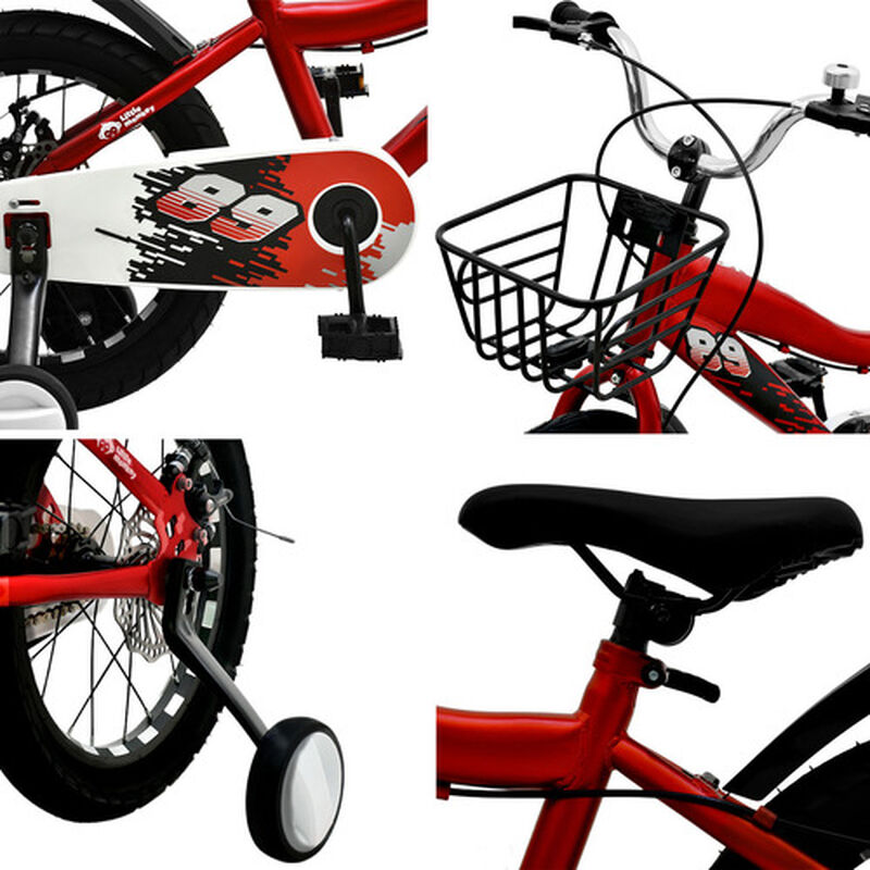 Bicicleta Infantil Ni&ntilde;os Rodada 16 Con Canasta ... image number null