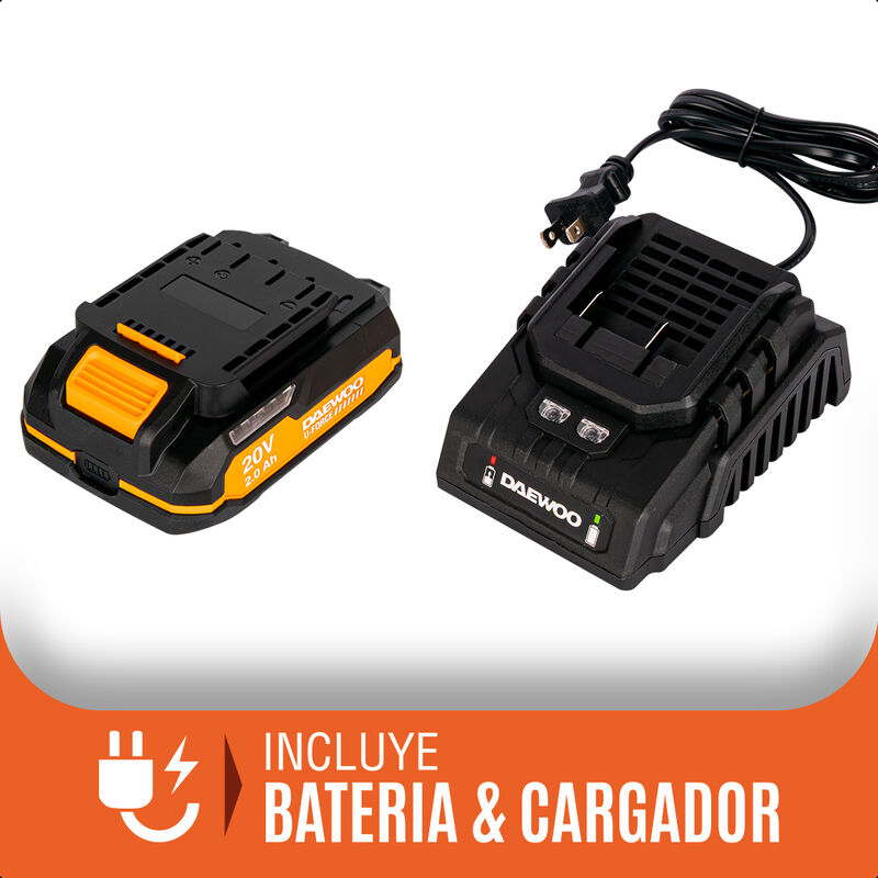 Daewoo Sopladora Inal&aacute;mbrica 20v Incluye Bater&iacute;... image number null