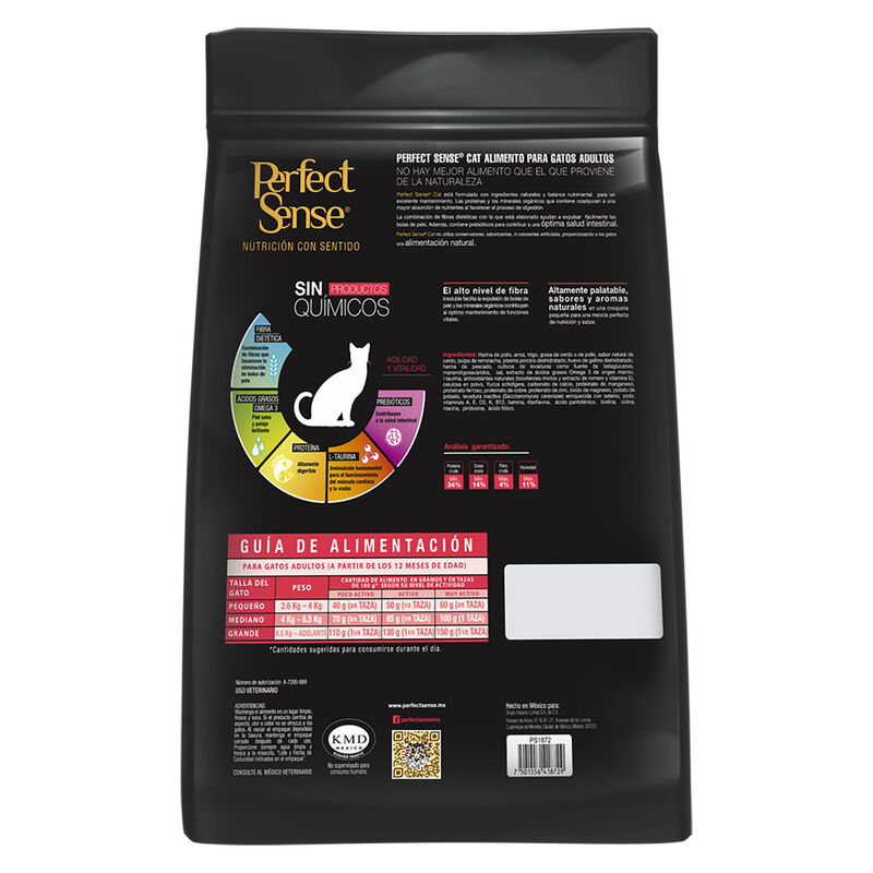 Perfect Sense Alimento para Gato Adulto de 3 Kg image number null