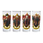 Juego De 4 Vasos De Cristal Silver Buffalo 300 ml Gryffindor &ndash; Harry Potter