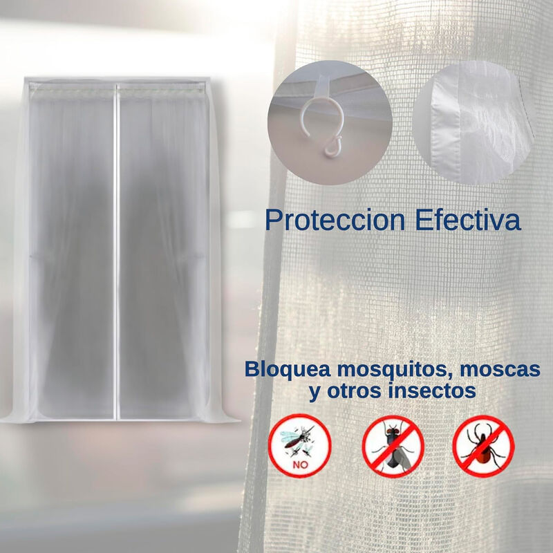 Malla Mosquitera Para Puerta Con Instalaci&oacute;n F&aacute;... image number null