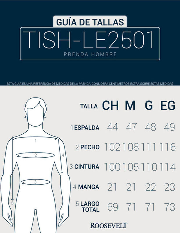 Playera Caballero Cuello Redondo Estampado Verd... image number null