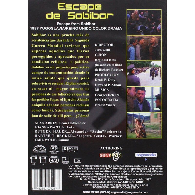 Escape De Sobibor [dvd] image number null