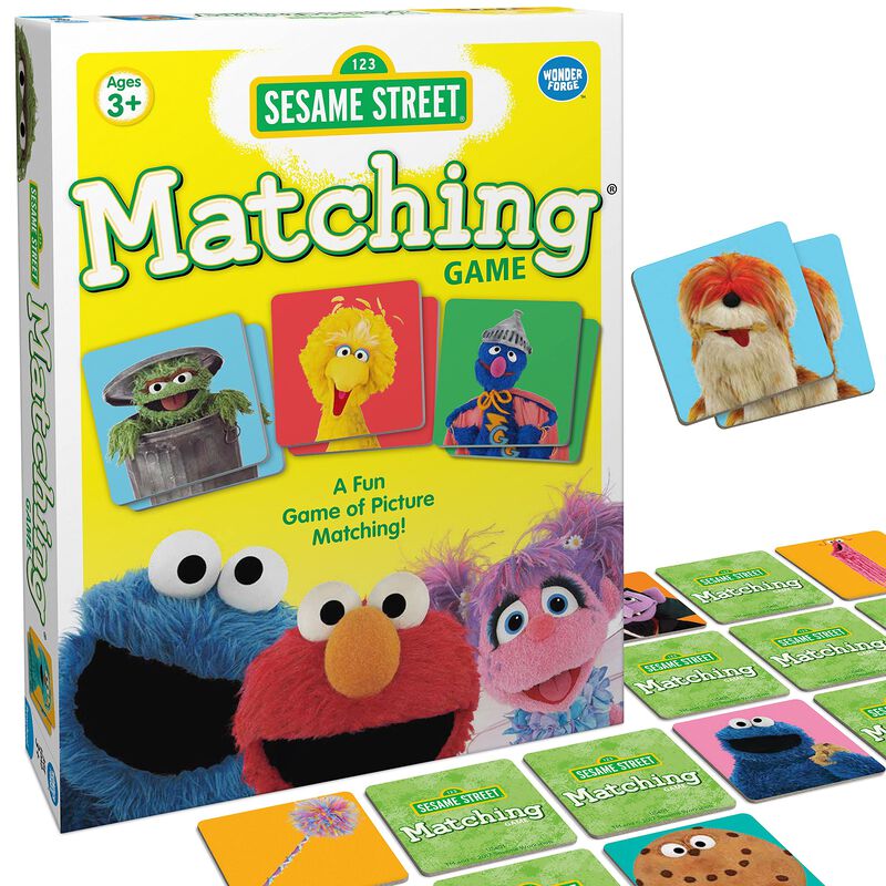 Juego De Memoria Wonder Forge Sesame Street Mat... image number null