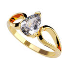 Anillo de Compromiso en Oro de 14K con Circonia - Amore Mio!