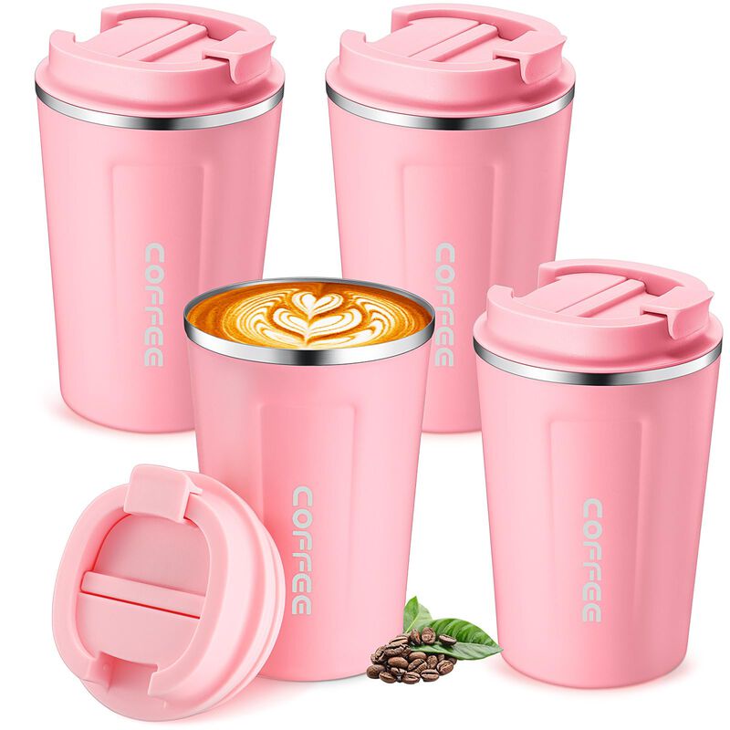 Taza De Caf&eacute; Sieral 369 ml, Rosa, Aislada, Paqu... image number null