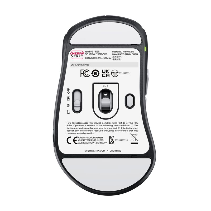 Rat&oacute;n Gaming Cherry Xtrfy M64 Inal&aacute;mbrico 8k Ne... image number null