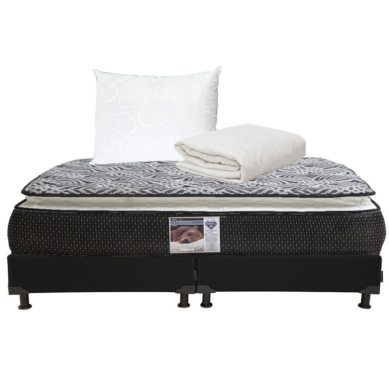 Colchón King Size Spring Air Omega + Box Dicasa... image number null