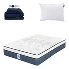 Colch&oacute;n Queen Size Cantabria Spring Air + Almohada  One + S&aacute;banas Softy Dicasa