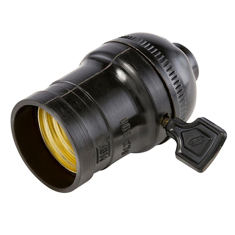 Portal&aacute;mpara de baquelita con interruptor tipo ... image number null