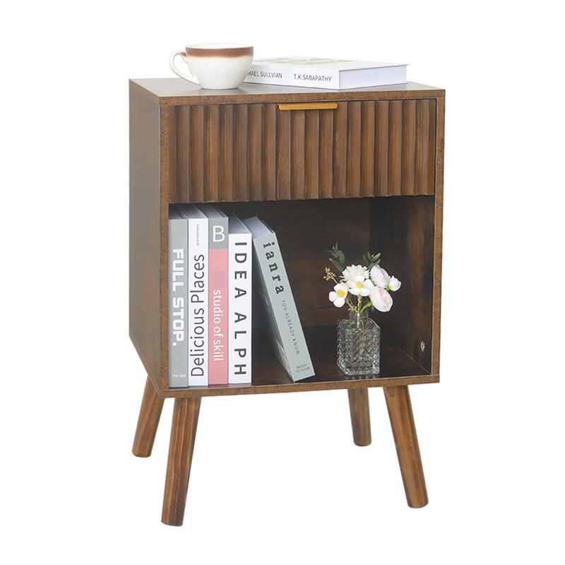 Mesita De Noche Fultyle Mid Century Modern Con ... image number null