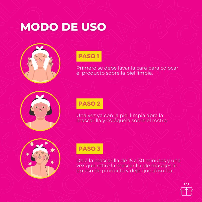 Set de 50 Mascarillas Faciales Col&aacute;geno e Hidra... image number null