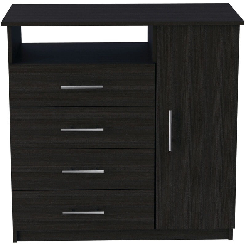 C&oacute;moda Organizador Barlovento Wengue con Cuatro... image number null