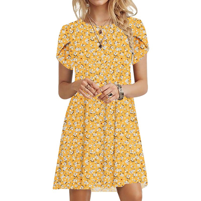 Vestido Molerani 2XL Amarillo Estampado Floral ... image number null