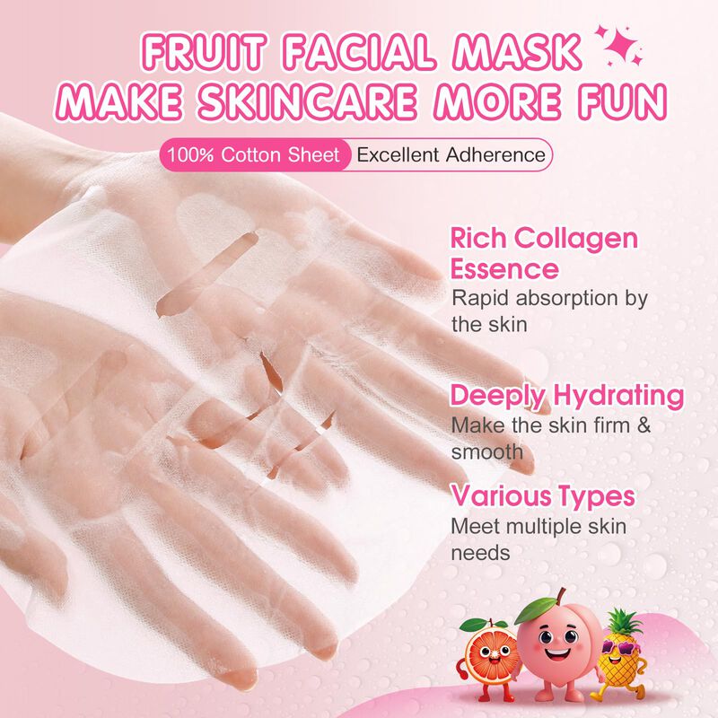 Mascarillas Faciales Koneuk Pack de 9 Frutas pa... image number null