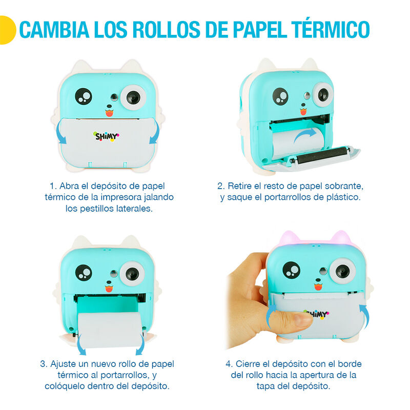 Cámara de Fotos para Niños Impresión Instantáne... image number null