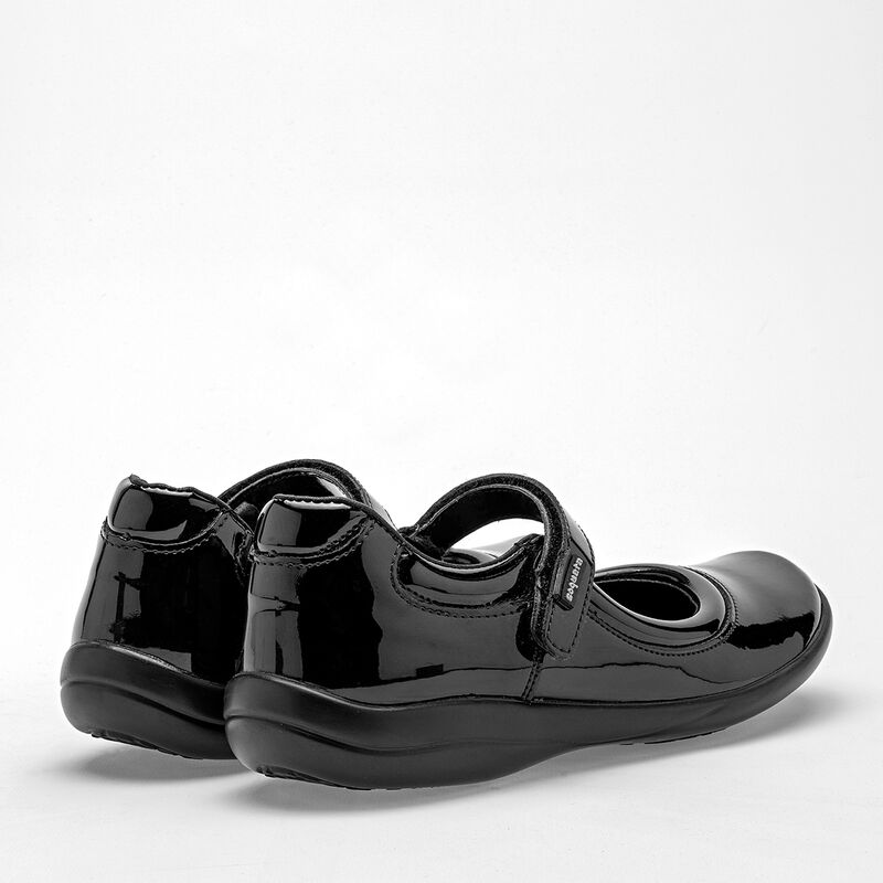 Coqueta Zapato Escolar Para Beb&eacute; Negro Charol C... image number null