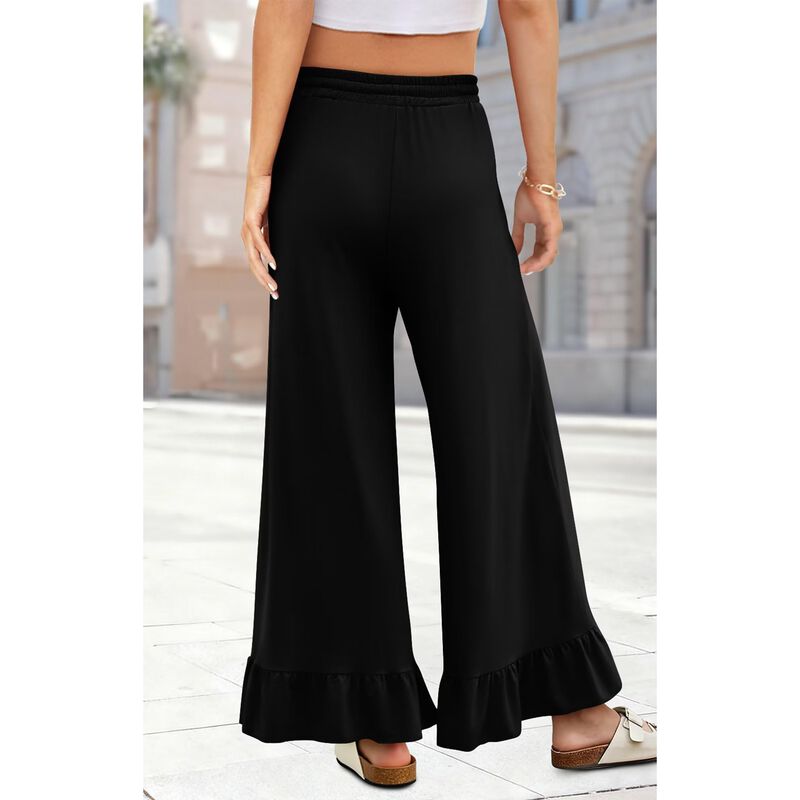 Pantalones Palazzo Kissmoda Lounge Negro XL Con... image number null