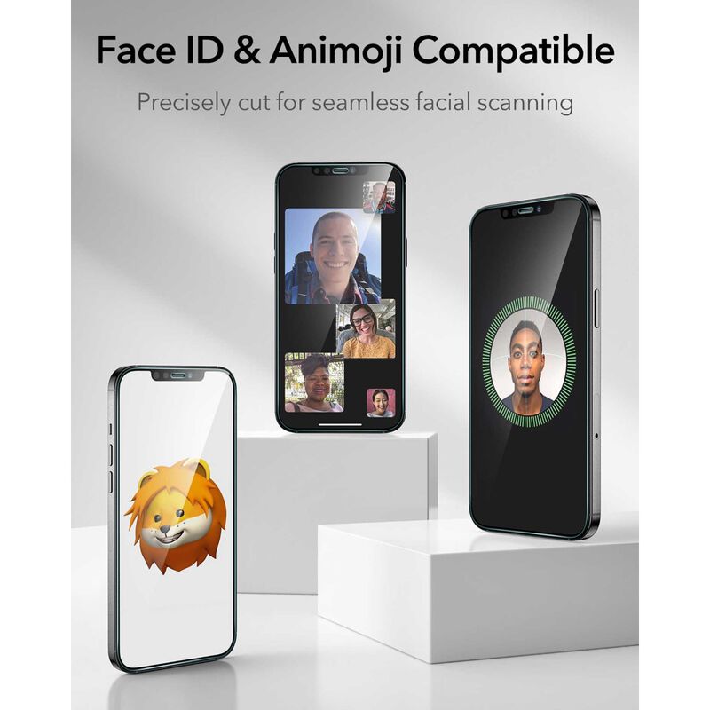 Mica Vidrio Esr Para iPhone 12 Y 12 Pro (2 Piez... image number null