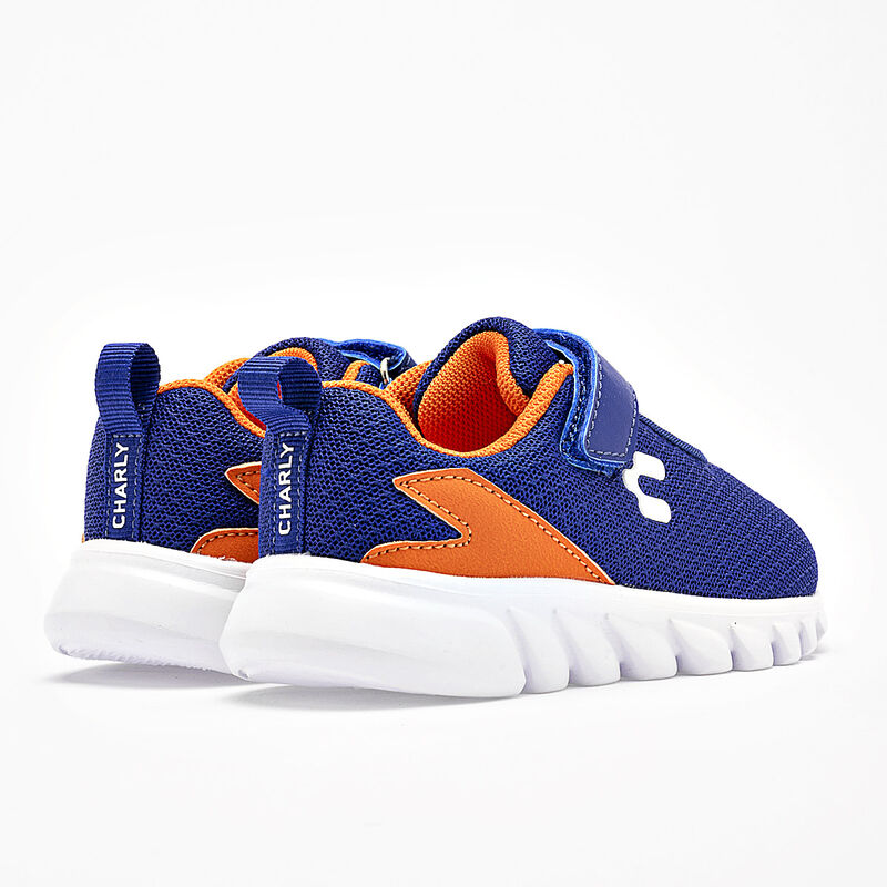 Charly tenis para beb&eacute; marino naranja cod 13963... image number null