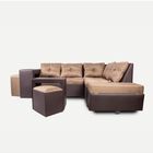 Sala Modular Esquinera Barcelona con Ba&uacute;l Caf&eacute;