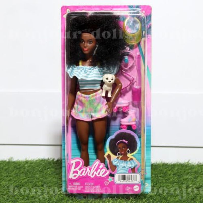Mu&ntilde;eca Moderna Barbie Day & Play Con Patines De... image number null