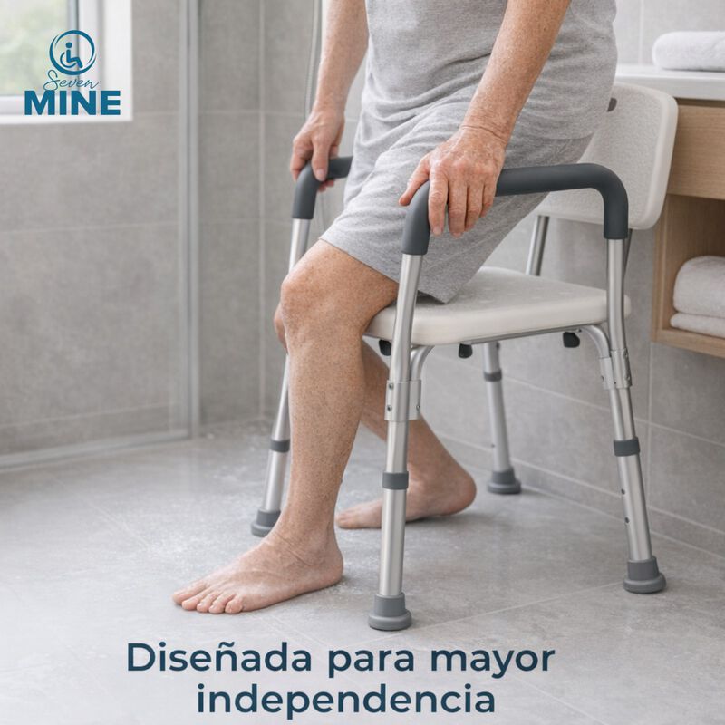 Silla para Ba&ntilde;o Adulto Mayor con Almohadilla SM... image number null
