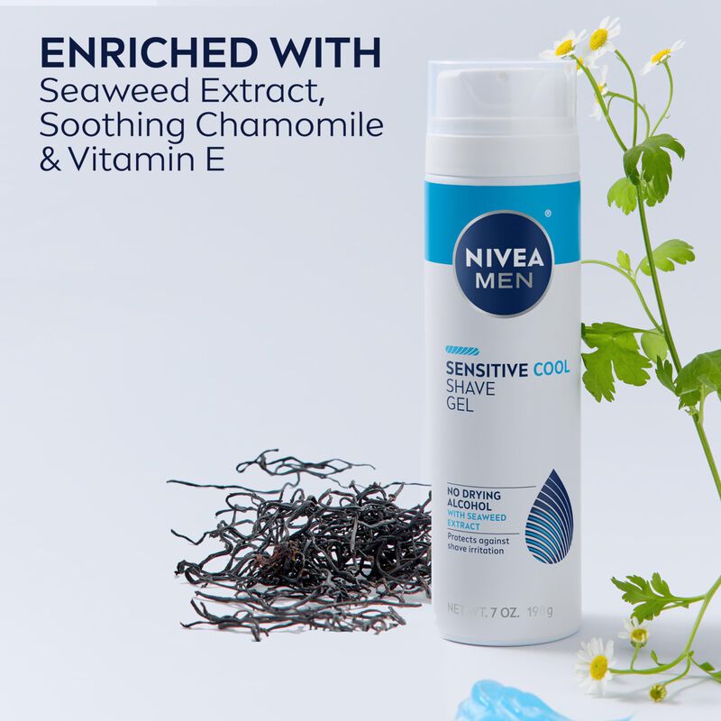 Gel De Afeitar Nivea Men Sensitive Cool Con Alg... image number null