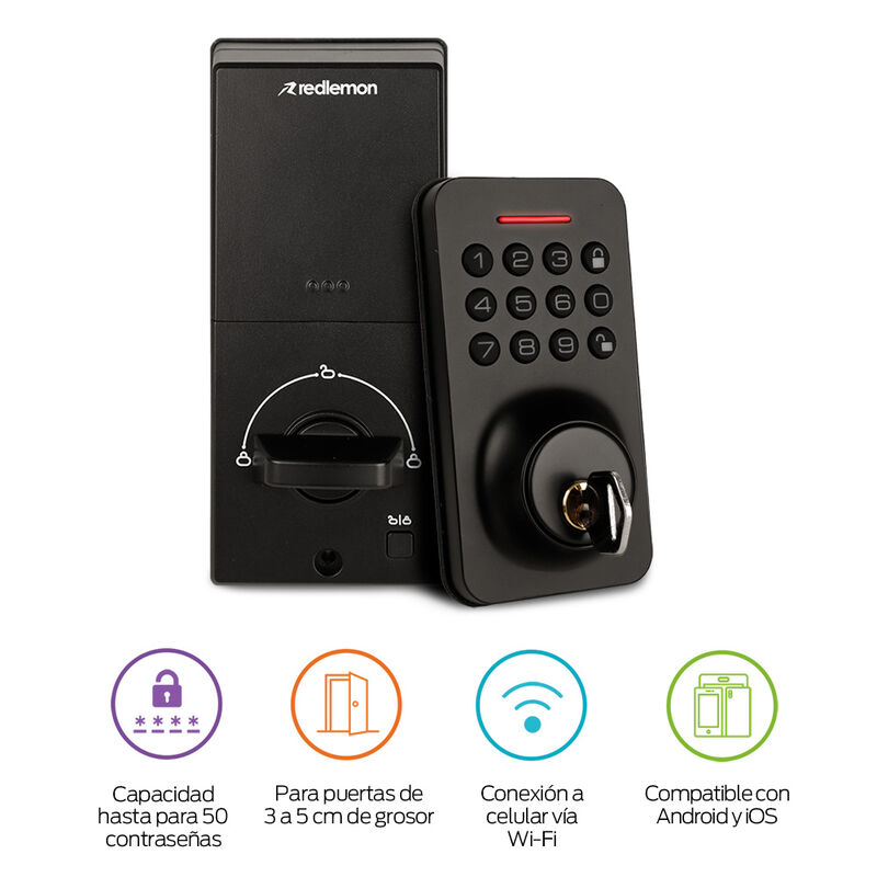 Cerradura Inteligente para Exterior 3 en 1: App... image number null
