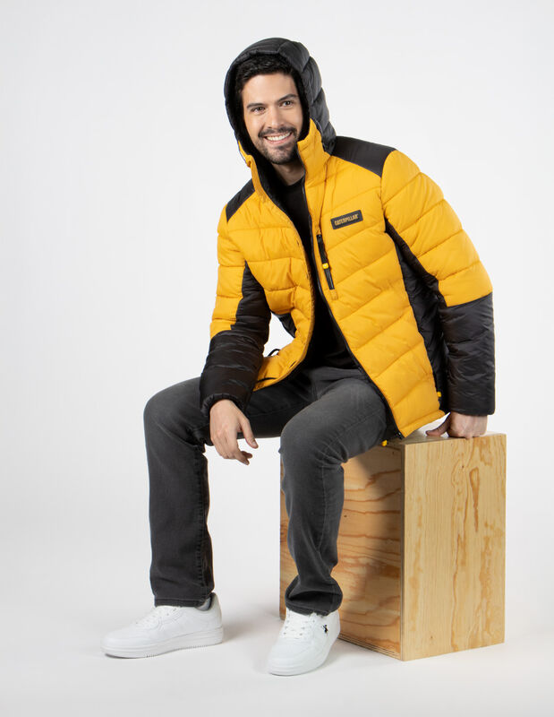 Chamarra Caterpillar Original Hombre Amarillo C... image number null