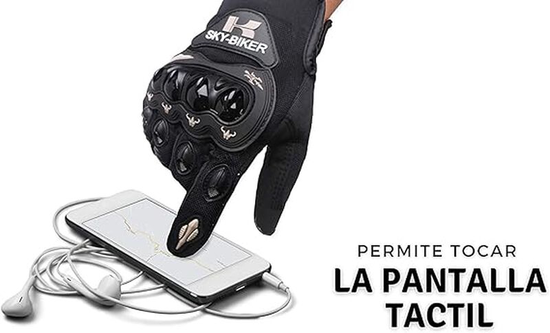 Guantes para Motociclista  Negro  Gris XXL  Blu... image number null
