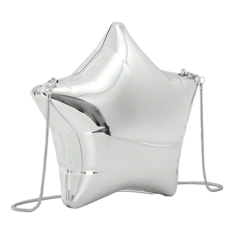 Mini Bolso Plateado Elegante Para Fiesta image number null