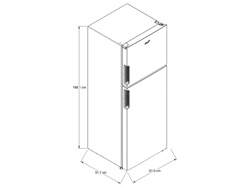 Refrigerador Acros Top Mount 11p&sup3; AT1130M Plate... image number null
